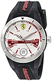 Ferrari Men's 0830250 REDREV T Analog Display Quartz Black Watch