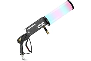 MOKA SFX LED Co2 Jet Machine Handheld Stage Effect for Nightclub Wedding Party Dj Halloween Stage Concert Live Party Stage Special Effect