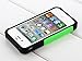 ULAK iPhone 4 Case, iPhone 4S Case, Knox Armor Hybrid Dual Layer Protective Case Cover with Hard Plastic and Soft Silicone for iPhone 4S & iPhone 4 (Green/Black)