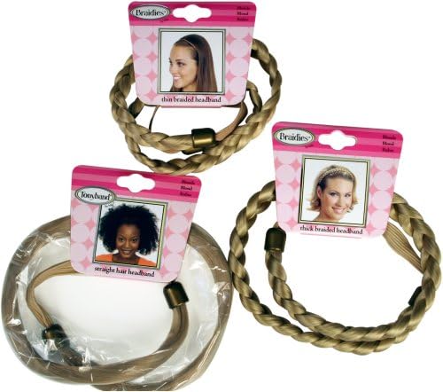 Tonytail Braided Headband Package, Blonde