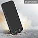 KUUFER Two-Layer Defender Case with Matte Surface Great for Grip for Apple iPhone 7 Plus, iPhone 8 Plus (Black)