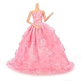 buytra Fashion Handmade Clothes Lace Dresses Grows Outfit for Barbie Doll