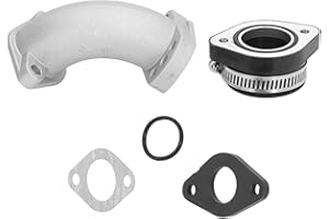 LONGZHUO Carb Intake Manifold Pipe Kit, 26mm‑28mm Adapter Spacer Kit Boot Joint Adapter for 125cc 140cc 150cc 155cc 160cc 200cc 250cc Pit Dirt Bike Motorcycle