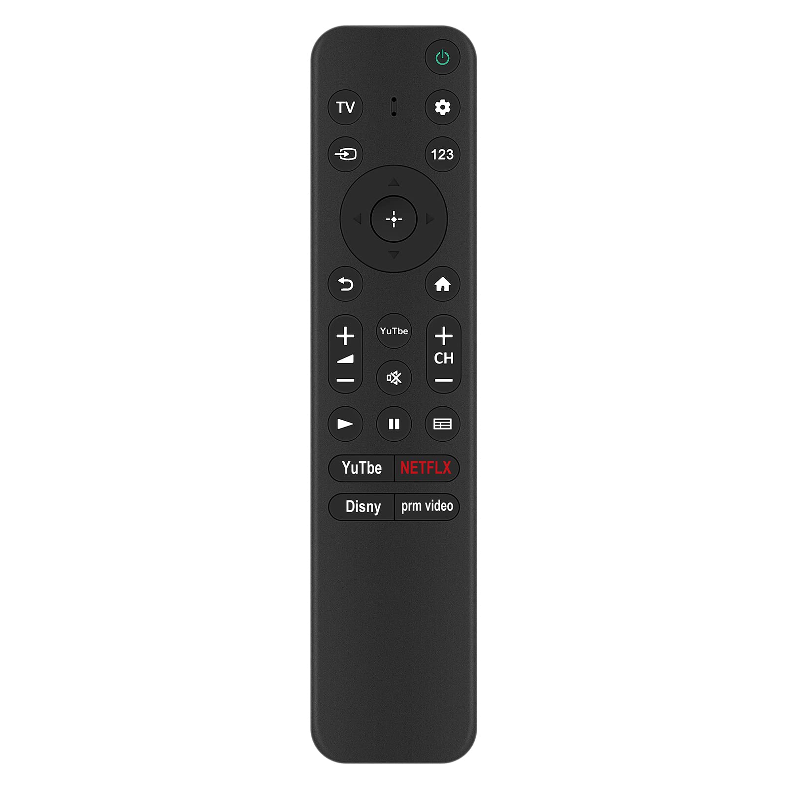 New RMF-TX800U Replace Remote Control- RMF-TX900U IR RemoteControl Replacement for SONY 4Κ 8K HD TV RMFTX800U RMFTX900U KD-50X72K KD-55X81K KD-65X8 KD-43X72K for Sony XR-55X90S/P BRAVIA XR 55 Zoll TV