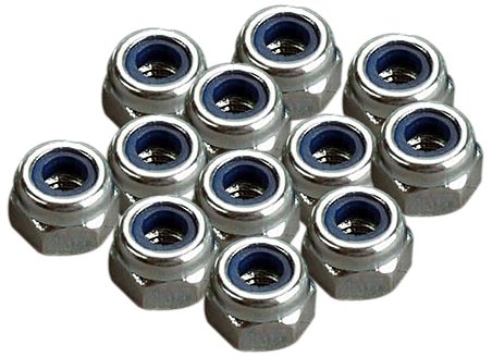 Traxxas 2745 Nylon Locknuts, 3mm, 12-Piece