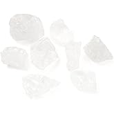 0.55 lb Natural Raw Stones Rough Stones Crystal 1.25-2.0" Healing Crystals for DIY, Tumbling, Wire Wrapping, Meditation, Decoration, Fountain Rocks (Clear Quartz)