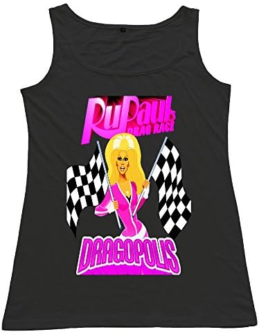 HuaYuansvip RuPauls Drag Race Drag Quee Dragopolis Women's T-Shirt XX-Large Black Tank Top