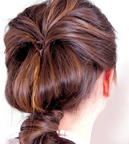 Frenchies Ultra Flocked Extra Soft French Twist Hair Pins: The French Hair Pins for Buns, Updo Hairstyles, Hair Extensions + Wigs - 20 Count Brown