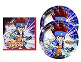 Beyblade Dessert Party Place Setting for 16 Plates & Napkins