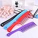 TecUnite 4 Pieces 9 1/2 Inches Anti-static Large Tooth Detangle Comb, Wide Tooth Hair Comb Salon Shampoo Comb for Long Hair and Curly Hair (Multi Color 2)