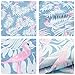 Hanjunzhao Cute Animal Flamingo Fat Quarters Fabric Bundles 18 x 22 inch for Quilting Sewing Crafting