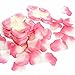 JUYO VONSAN® 1000pcs Rose Petals Wedding Odorless Flowers Petals Favors for You Special Wedding (Pink Plus White)