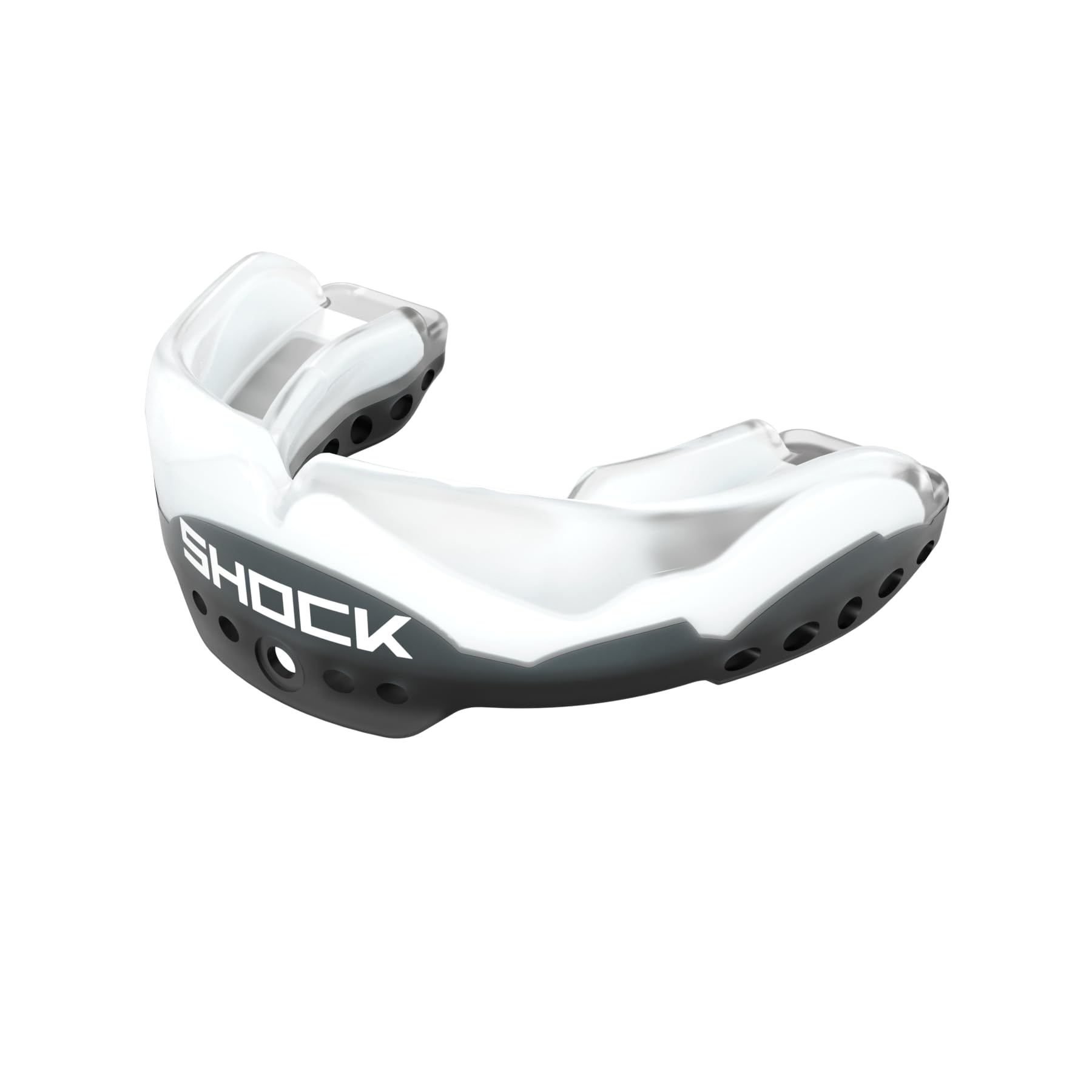 Shock Doctor Ultra 2 STC Mouth Guard w/Detachable Strap for Football Helmet, Custom Fit - Youth & Adult – Superior Protection and Low Profile Fit
