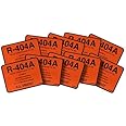 R-404A / R404A Refrigerant Labels # 04404 Color Coded Refrigerant ID Labels