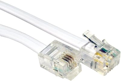 5M RJ11 to RJ11 BT Broadband Extension Cable Lead for ADSL Modem Router Sky Box