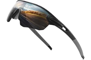 suoso Polarized Sports Sunglasses for Men: Cycling Sun Glasses for Youth Womens UV400 Protection Goggles for Baseball Running