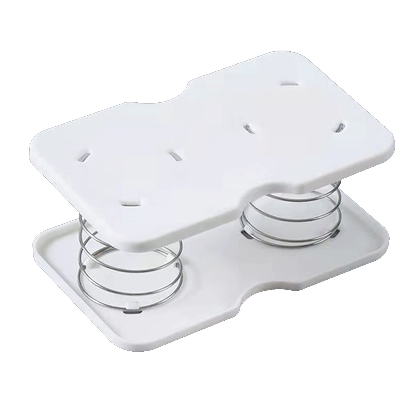 Naroote Tissue Box Spring Holder, Tissue Box Holder, Strong Load Bearing Capacity Robust Automatic Lifting Double Spring Tissue Box Spring Support Flexible For Kitchen