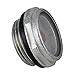 BQLZR Silver Tone 26mm Dia G3/4 Male Threaded Metal Air Compressor Oil Level Sight Glass Window Pack of 2