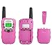 3-12 Year Old Girl Toys, WIKI Long Range Walkie Talkies for Kids Toys for 3-12 Year Old Girls Gifts for 3-12 Year Old Girls Gifts for Teen Boys Pink WKUSDJJ06
