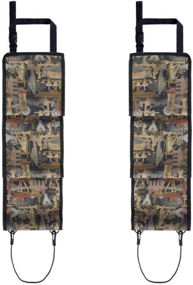 LYYS Car Seat Back Gun Sling Hanger Organizer for Rifle Hunting and Shooting (Camouflage with Pocket): Sports & Outdoors