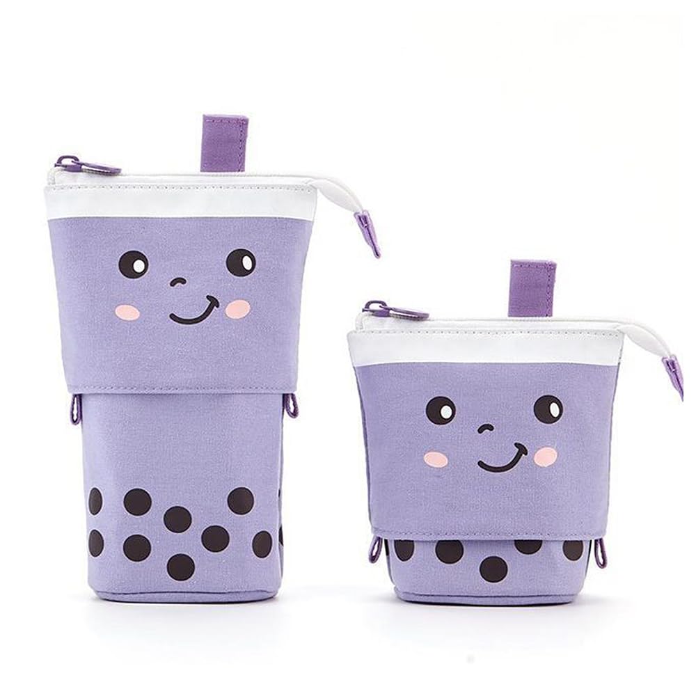 HIQE-FL Pencil Case Zip, Telescopic Pencil Case, Stand Pencil Holder, Q — image 1