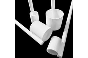 LEINZZO PTFE Ladle Sampling Spoon, Teflon Long Handle, 500ml Capacity, 45cm Length, 1 Pcs