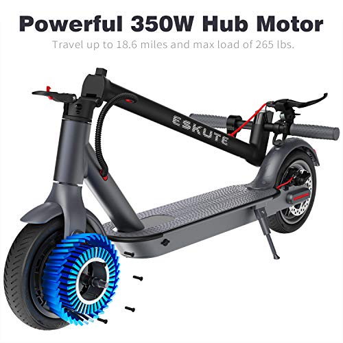 ESKUTE Electric Scooter, Commuting Electric Scooter 8.5" Foam Filled