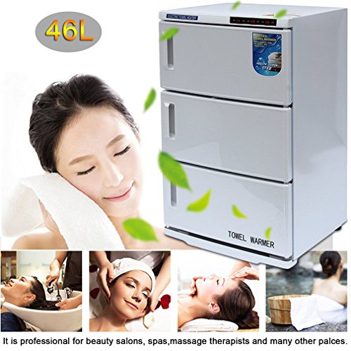 Coldcedar 2 in 1 30L 46L Towel Warmer Ultraviolet UV Sterilizer Cabinet Facial Skin Care SPA Beauty Salon Towel Disinfec