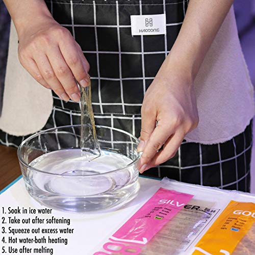 Haodong Beef Silver Leaf Gelatin Sheets 1KG/2.2LBS (400Sheets