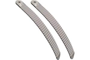 UP100 One Pair Snowboard Binding Parts Ankle Toe Ladder Straps & Ratchet Buckle for Snowboard Shoes White