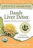 Lifestyle Awareness Teas Dandy Liver Detox Tea 20 Tea Bags Per Box