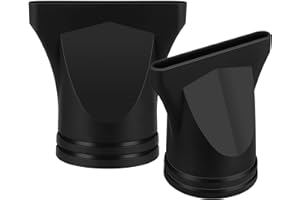 Baluue 2Pcs Hair Dryer Nozzles, Blow Dryer Diffusers, Professional Salon Hairdressing Styling Tool, Narrow Concentrator Replacement Fits1.57-1.89 Inch Outer Diameter