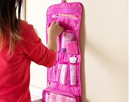 Women Make Up Bag Travel Cosmetic Hanging Pouch Toiletry Organizer