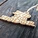 Ornament - Ho Ho Hodor - Raw Wood 4x3in