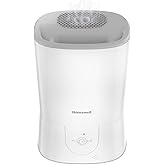 Honeywell HWM440WC Top Fill Easy to Care Warm Mist Humidifier, White, with Essential Oil Cup, Auto Shut-off, Warm Visible Mis