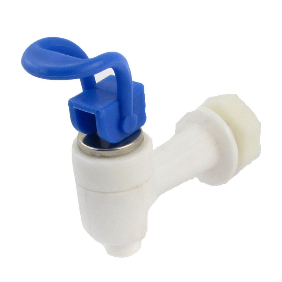 sourcing map Home Office 15mm Dia Thread Sanitary Water Dispenser Tap Red Blue