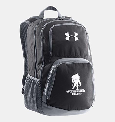 Under Armour Tactical Mens Challenge Wounded Warrior Project Black/Silver 88 Backpack Bookbag