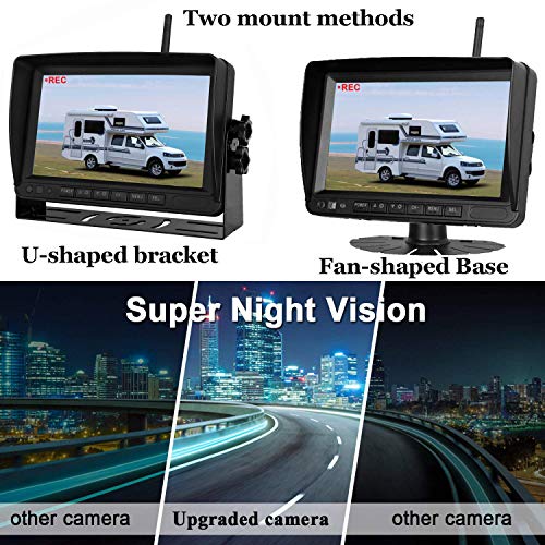 image for LeeKooLuu HD Dual Digital Wireless Backup Camera High-Speed Observatio