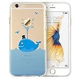 iPhone 6 Case, iPhone 6 Case Clear with Cartoon Pattern, ESR iPhone 6 / 6S Protective Case Soft Flexible TPU Back Cover Bumper Ultra Thin Case for 4.7 inches iPhone 6 iPhone 6s (Kings Whale)