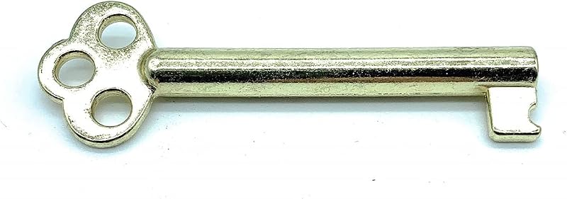 Merriway BH03583 Spare Keys For Wardrobe Cupboard Lock 2 Pieces Brass