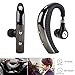 SHareconn Bluetooth Headset V4.0 Wireless Earpiece Sweat Proof Earbuds Noise Isolating Sport Earphones for Exercise/Running/Gym with Mic Stereo Sound for Apple Iphone, Samsung, Lg, Pc Laptop