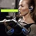 Sports Bluetooth Headphone Sweatproof, Wireless Headset for Running Over ear Earphone Neckband Earbuds Secure Fit for Runner and Workouts, Hands Free for All Bluetooth Devices. (Blue)