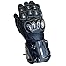 Excalibur Black Leather Carbon Armor Motorcycle Biker Gloves L