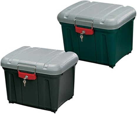 Amazon アイリスオーヤマ ボックス Rvbox 密閉 カギ付 460 グレー ダークグレー 幅45 5 奥行36 1 高さ35 1cm Diy収納用パーツ キット