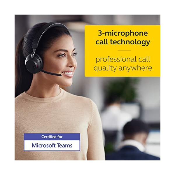 Jabra-Evolve2-65-Wireless-PC-Headset-with-Charging-Stand--Noise-Cancelling-Microsoft-Teams-Certified-Mono-Headphones-With-Long-Lasting-Battery--USB-A-Bluetooth-Adapter--Black Jabra Evolve2 65 Wireless PC Headset with Charging Stand – Noise Cancelling Microsoft Teams Certified Mono Headphones…