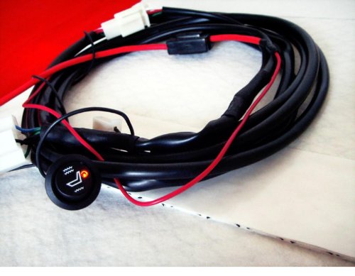 Water Carbon C12 12v Auto Seat Heater Kit Round Switch Hi/lo Setting Heated Seat Cushion -2 Seats - Thumbnail 3