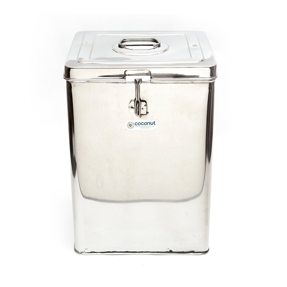 Buy Coconut Kunj 8Kg Capacity Stainless Steel Square Grocery