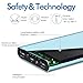 Merope M20000 Power Bank 10000 mAh External Battery Portable Charger for smartphones-Blue