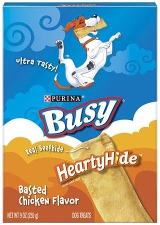 Purina Busy HeartyHide Basted Chicken Flavor 9 oz Box - 2 Pack