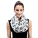Lina & Lily Labrador Dog Print Women's Infinity Scarf Lightweight, Gift for Dog Lover (Beige)